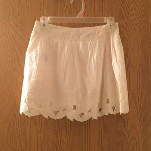 White skirt